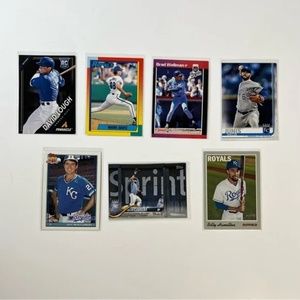 Kansas City Royals 7 Card Lot - Baseball